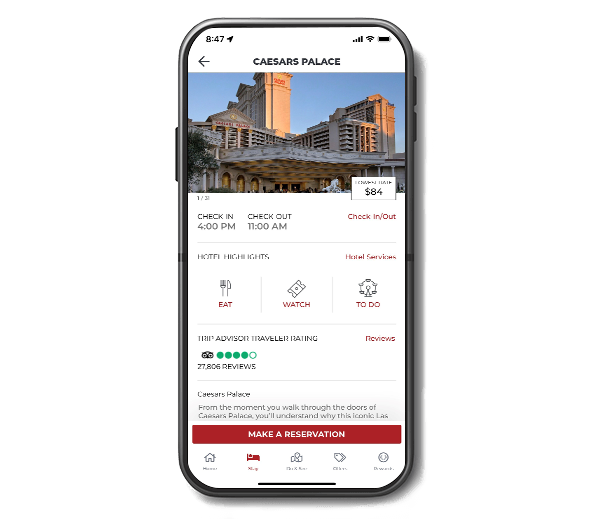 Caesars Rewards Mobile App