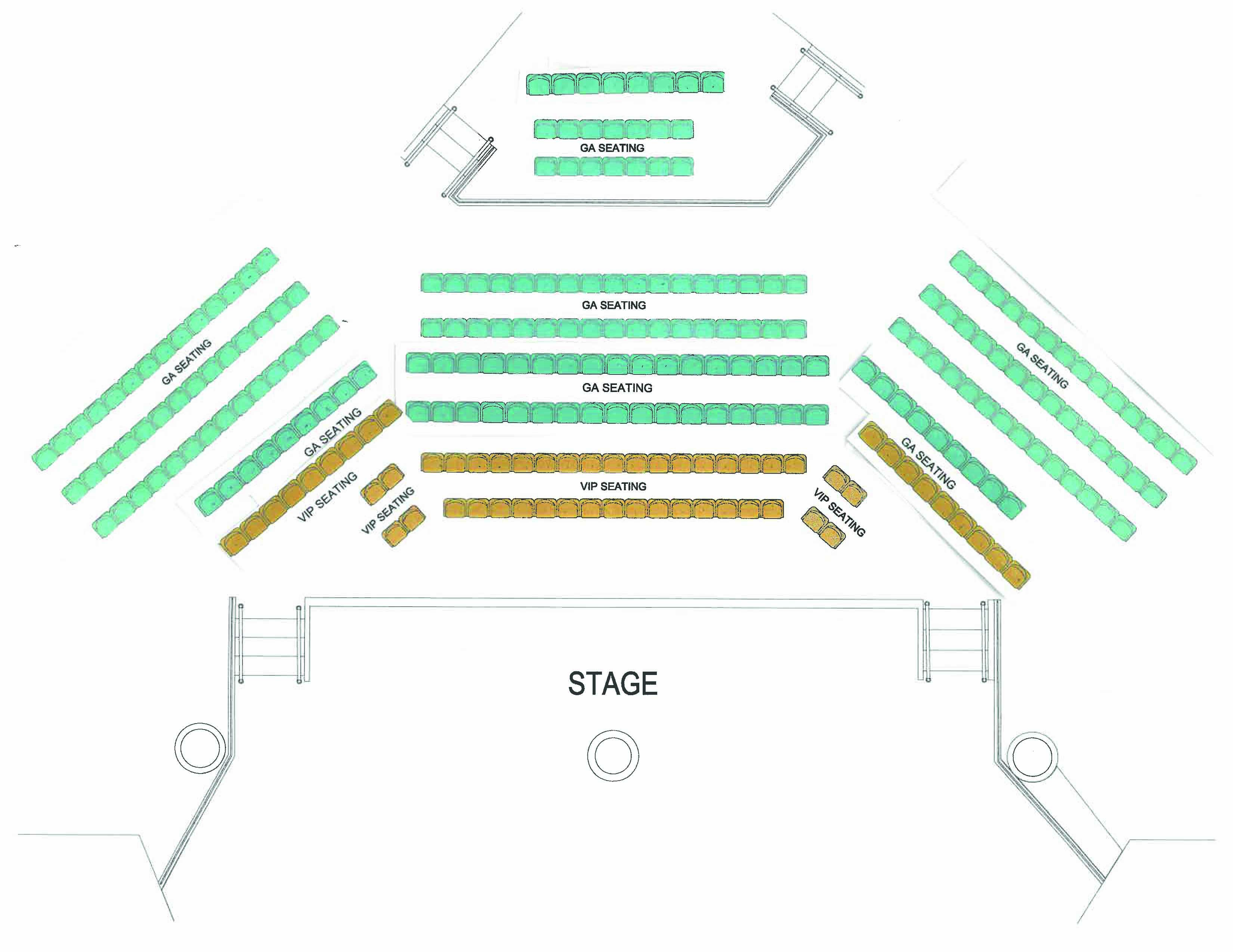 Rio Showroom Las Vegas Seating Chart