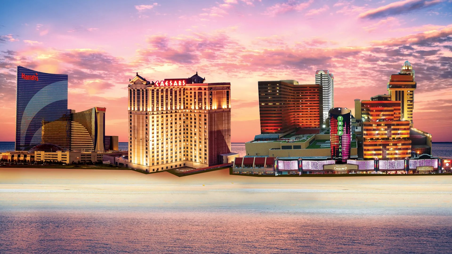 Atlantic City Skyline