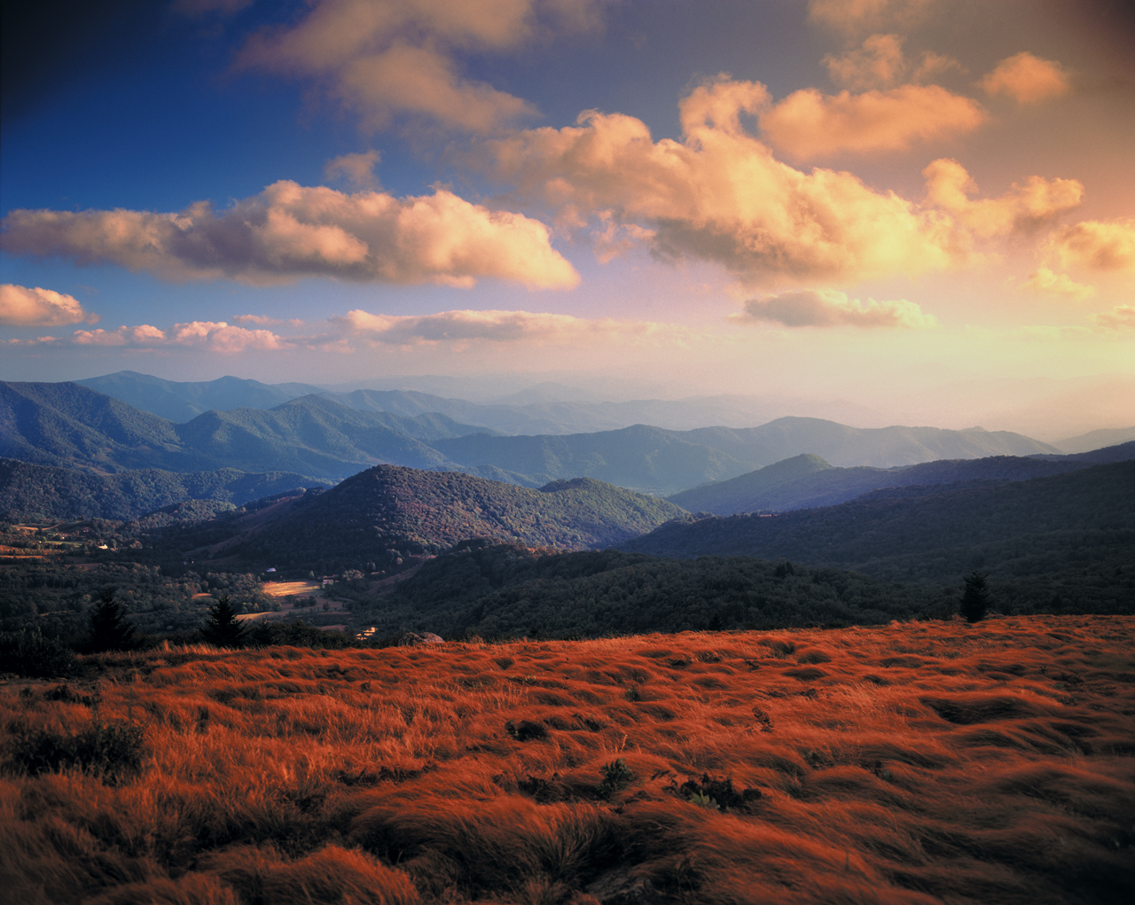 View Of The Cherokee Mountains From Harrah's Cherokee