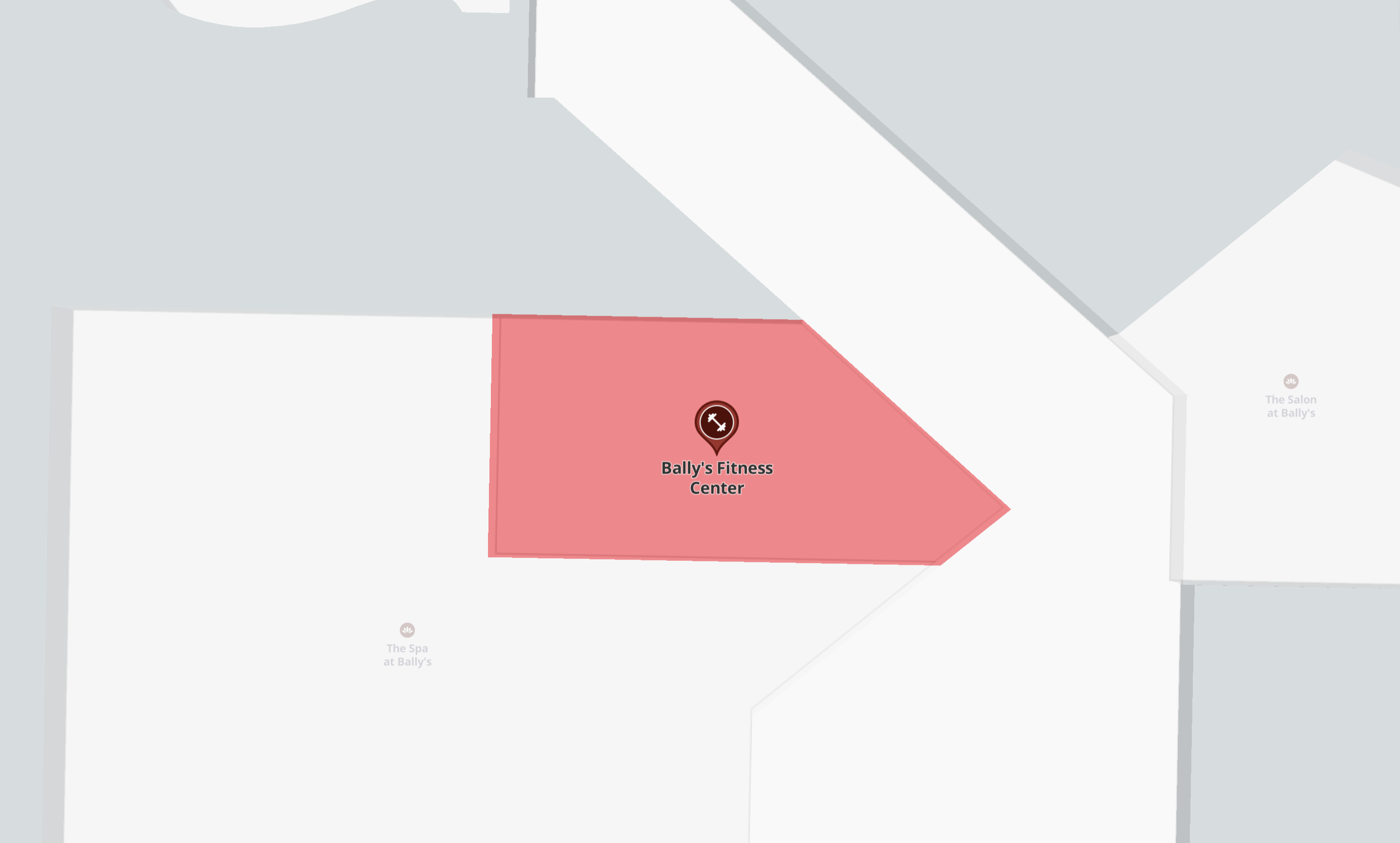 Caesars Palace Gym Map Bally's Las Vegas Fitness Center - Cardio, Weights, Circuit Workouts