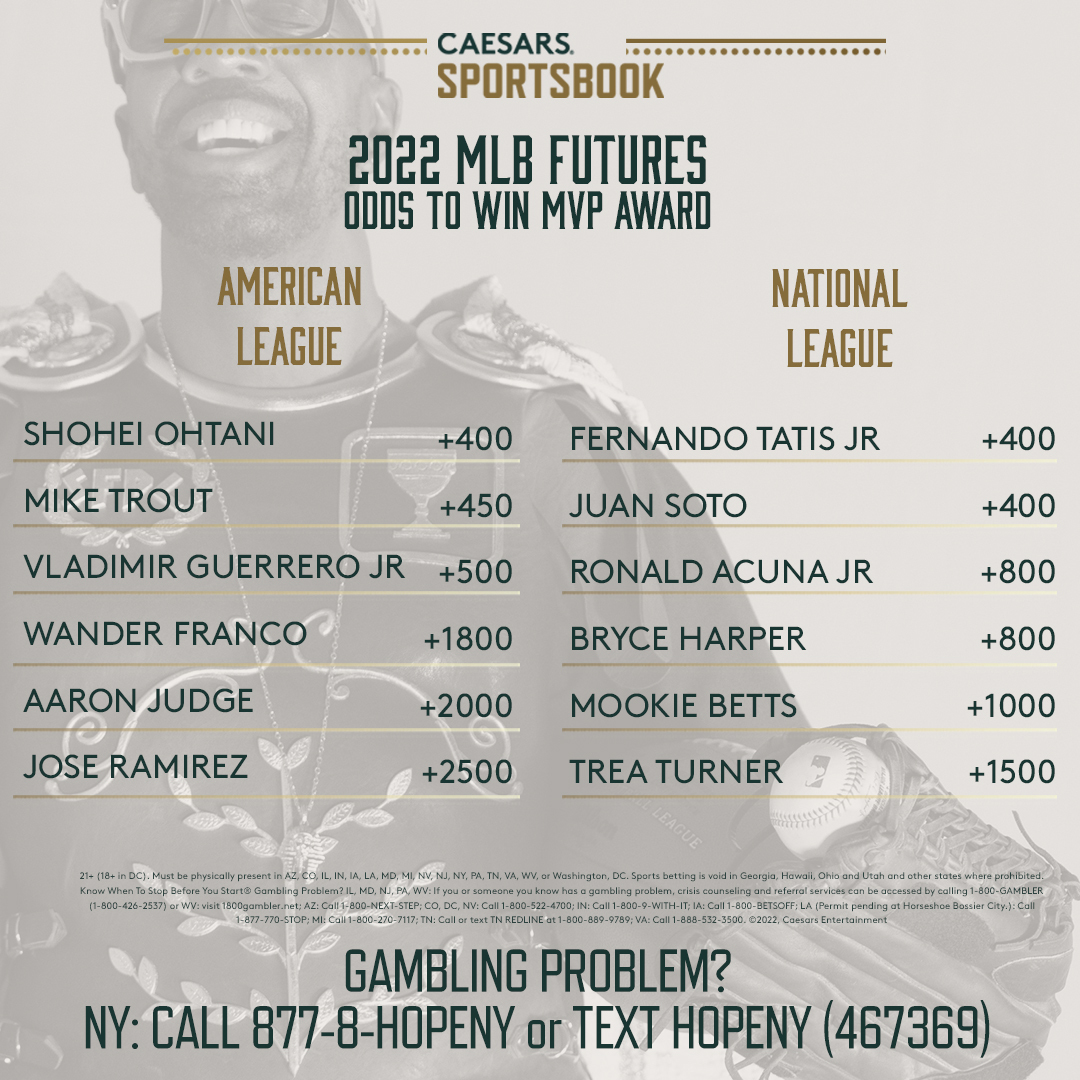 mlb mvp odds