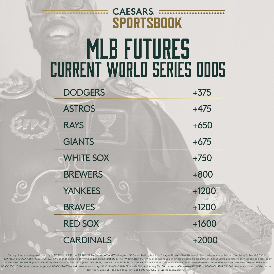 2022 World Series Odds Los Angeles Dodgers Houston Astros Betting  Favorites  Casinoorg