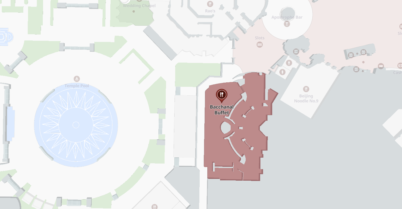 Caesars Palace Restaurant Map Bacchanal Buffet | Caesars Palace Las Vegas