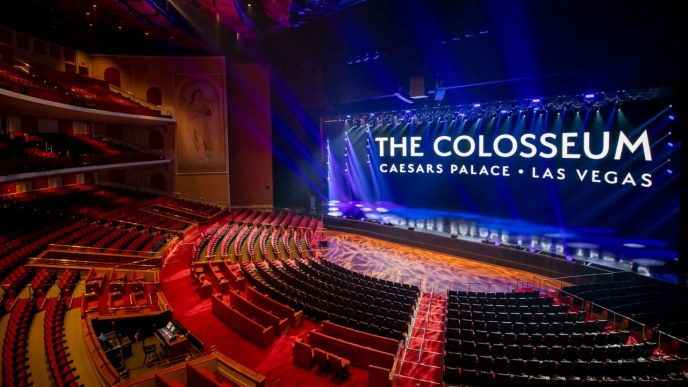 The Colosseum Caesars Palace Las Vegas Section 104 Row J (front row) 