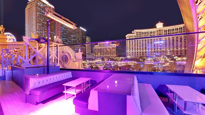 Chateau Nightclub; Rooftop - Paris Las Vegas Hotel & Casino