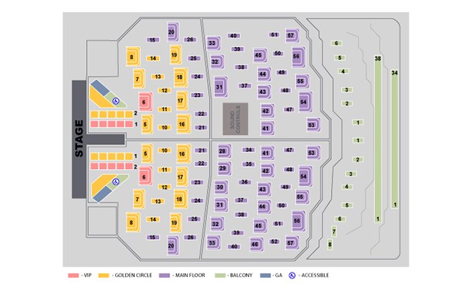 Donny And Theater Seating Chart