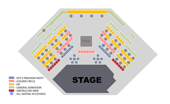 Flamingo Seating Chart