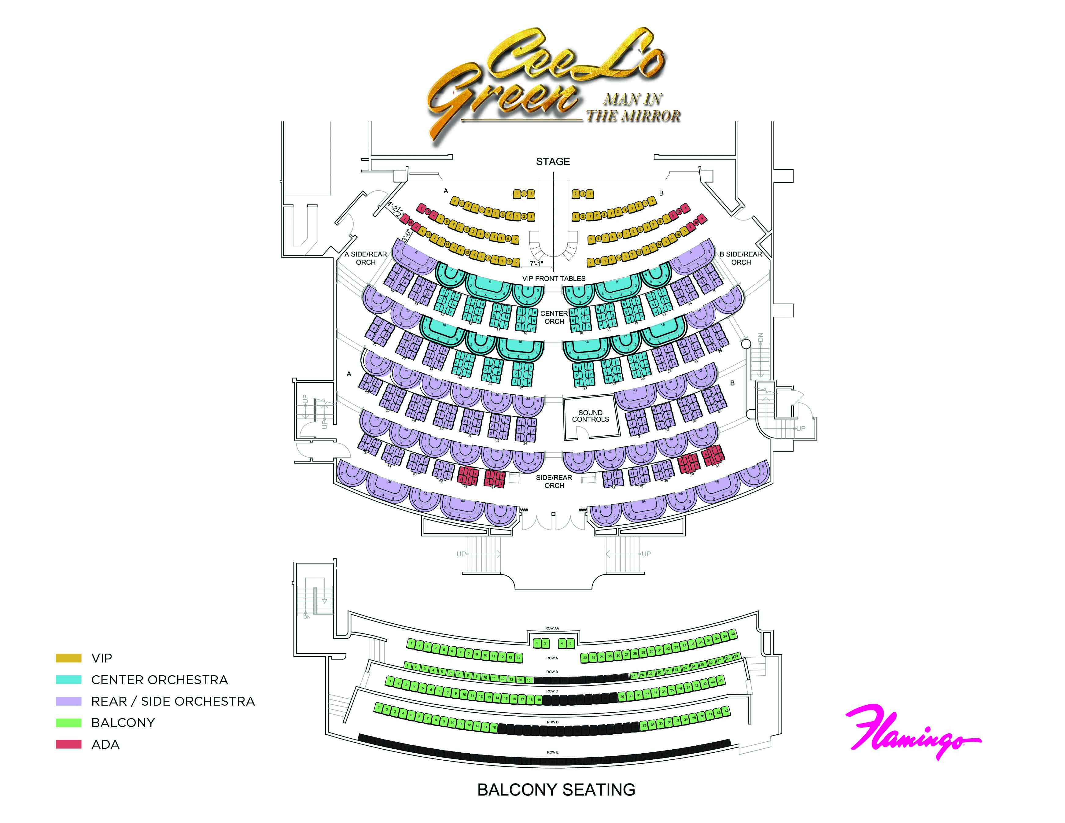 Flamingo Seating Chart