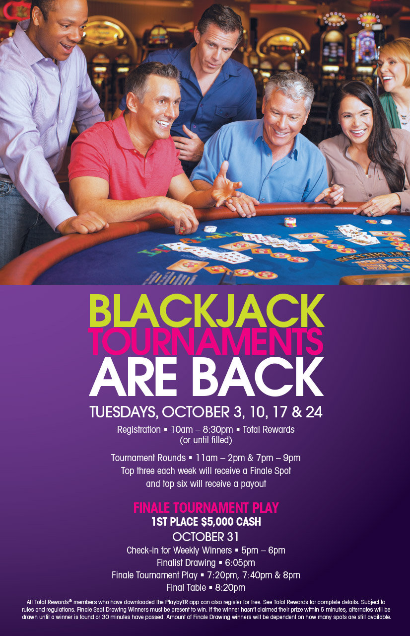 Blackjack total rewards