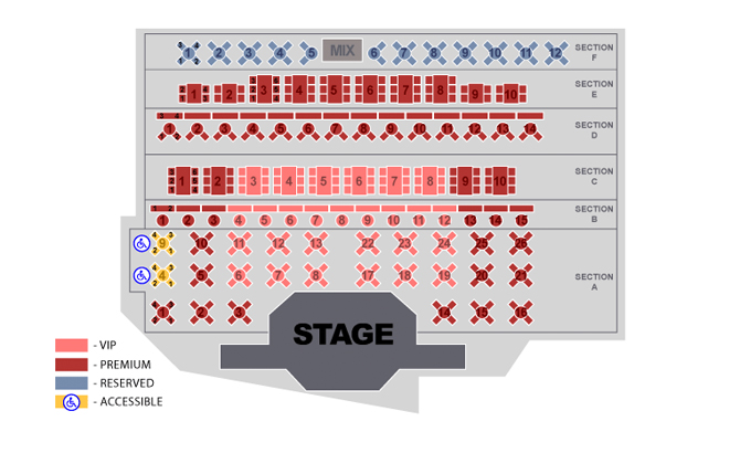 Frozen Musical Seating Chart