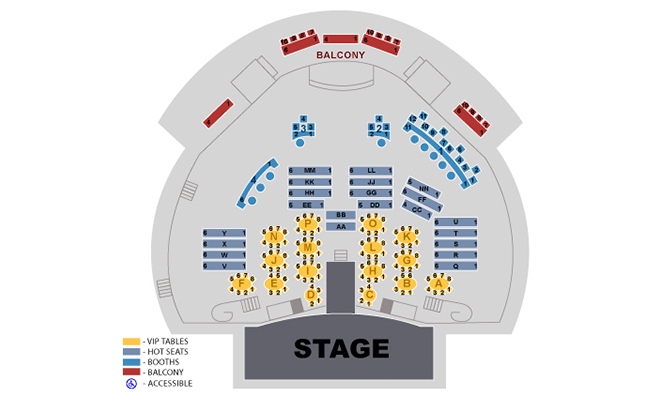 Magic Mike Vegas Seating Chart