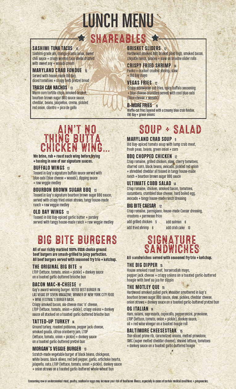 Guy Fieri's Kitchen + Bar Horseshoe Baltimore