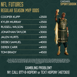 NFL MVP odds