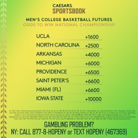 MBB title odds