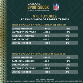 Passing Yardage Leader Trends