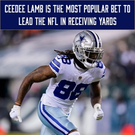 CeeDee Lamb receiving leader