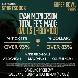 Evan McPherson prop bet