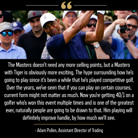 Tiger Woods Masters quote