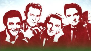 This is artwork for Presley, Perkins, Lewis & Cash: A Million Dollar Christmas. This is artwork for Presley, Perkins, Lewis & Cash: A Million Dollar Christmas.