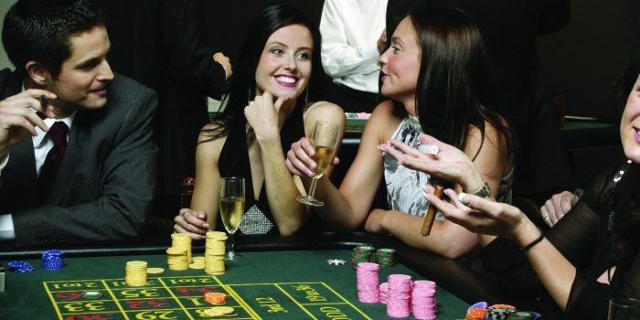 Image Of Guests Playing Roulette Inside Harrah's Atlantic City
