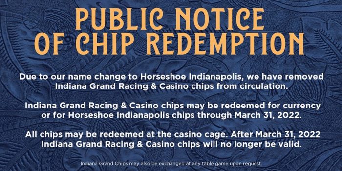 Chip Redemption