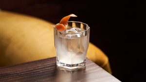 Vodka Cocktail with Orange Peel