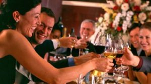 Photo Of People At A Dinner Table Toasting At The Steakhouse At Caesars Atlantic City