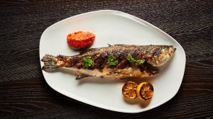 Fish dish at Amalfi
