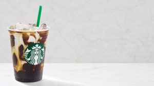 Iced coffee from Starbucks.