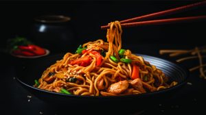 Noodles at Fulton Noodle Bar at Harrah's Las Vegas