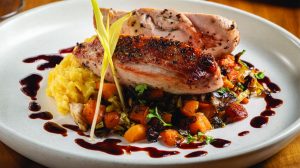Chicken Dinner at Ramsay's Kitchen at Harrah's Las Vegas
