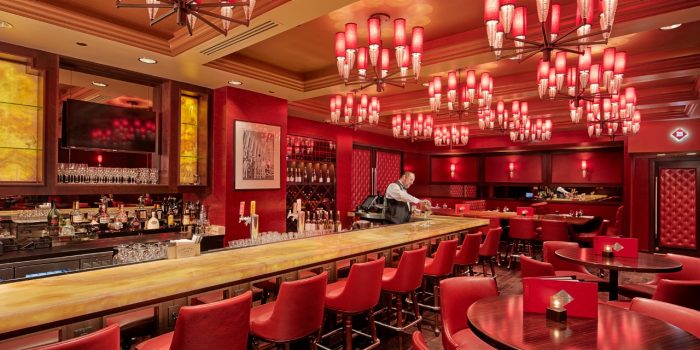 Jack Binion S Steak Steakhouse At Horseshoe Tunica View Inside Jack Binion S Steak At Horseshoe Tunica Showing The Bar Area Tables And