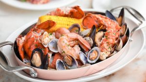 Clam bake from The Bedford by Martha Stewart