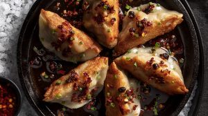 Pork dumplings from PF Chang's.
