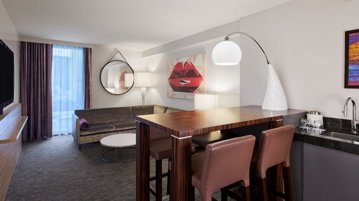 PARIS LAS VEGAS - Burgundy Executive Suite - Room Tour - 2 Queen Beds 